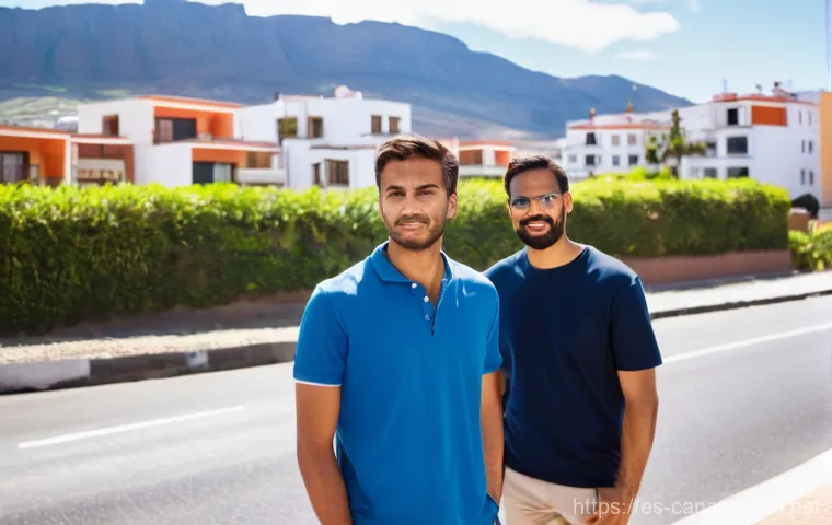 카나리아제도 부동산 가격 상승 - **Prompt 1: The Struggle for Affordable Housing in the Canary Islands**
    A group of young adults,...